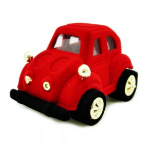2110 - Estojo Caixinha Veludo Formato Fusca