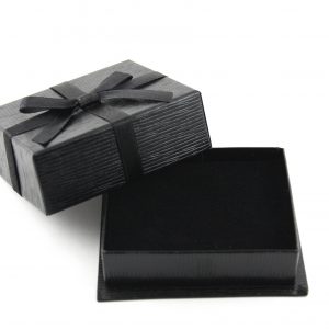 CT14 - Estojo Papel Rígido com Laço Preto  - 30% off