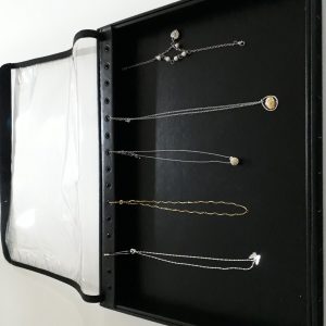 BNP-V - Bandeja Courino para 14 Pulseiras com Velcro - Preto