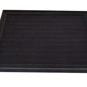 BVA-N -  Bandeja Veludo Courino Anel - Preto