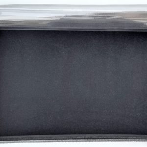 BVAT-N/V -  Bandeja Veludo Courino Tampa Plástica Atendimento – Preto