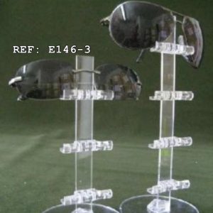 E146-4 - Expositor de torre para 4 óculos