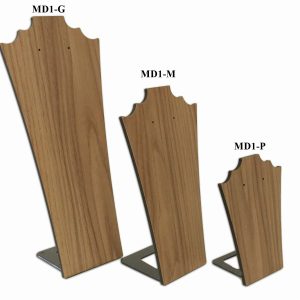 MD1-P - Expositor em Madeira para Corrente e Brincos em MDF