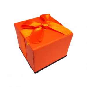 15005 - Estojo Papel Rígido com Laço para Anel com Base Preta
