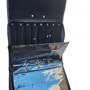MALETA LX - Maleta-Mostruário em Napa em Preto